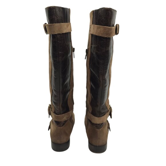 UGG Australia Cydnee Tall Riding Boots Womens 8 UK 6.5 EU 39 Brown Suede Leather - Picture 8 of 14